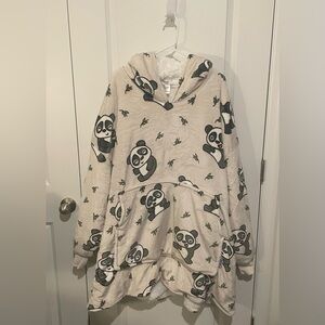 The Oodie Blanket Hoodie - Panda Print!